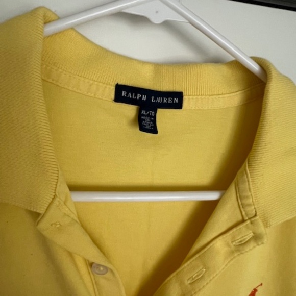 *BRAND NEW* Ralph Lauren Yellow Polo - Size XL - Picture 3 of 4